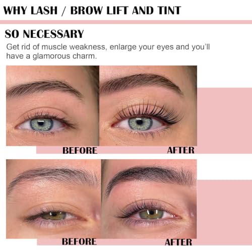 Lash Lift and Brow Lamination Kit - Professional Results at Home