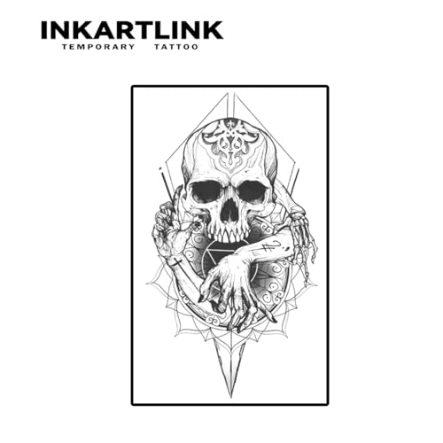 INKARTLINK Semi-Permanent Waterproof Tattoos, 7-14 Day Realistic Designs