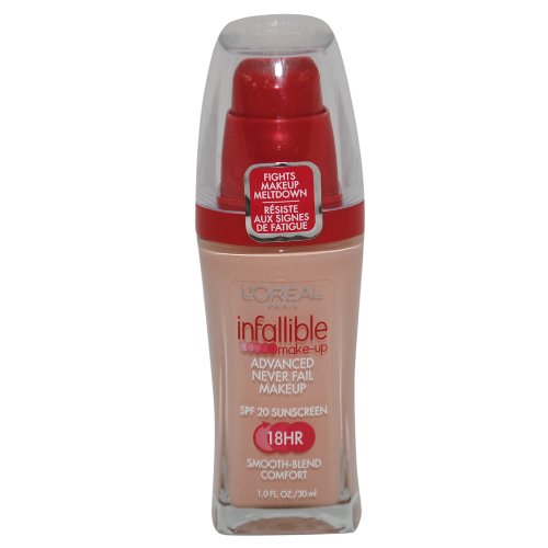 L'oreal Infallible Advanced Never Fail Makeup, Natural Ivory, 1-Fluid Ounce