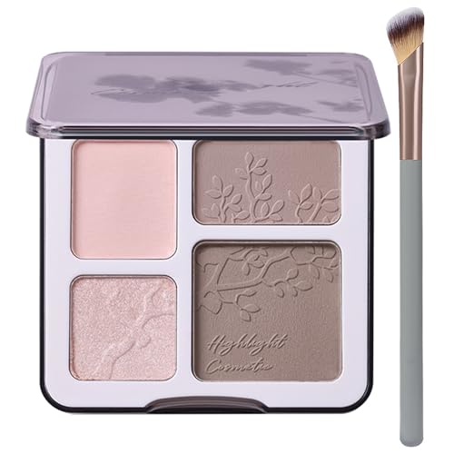 4-Color Highlight & Contour Palette - Lilyloria Sculpting Powder