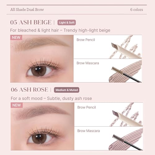 All Shade Dual Brow - 2-in-1 Eyebrow Pencil & Mascara