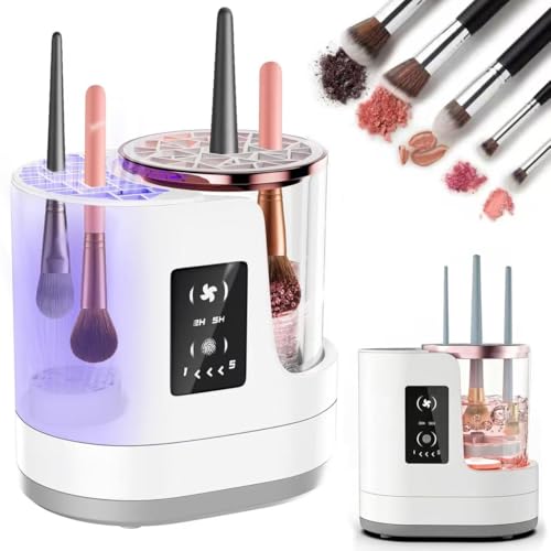 Electric Makeup Brush Cleaner & Dryer Machine 3-in-1 Professional