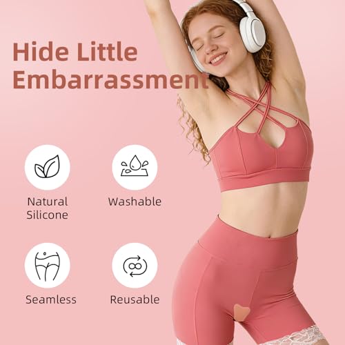 Camel Toe Concealer Pads, 4-Pack Seamless Silicone Hiders