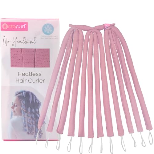 Octocurl No Headband Heatless Hair Curling System - 360 Heat-Free Curls