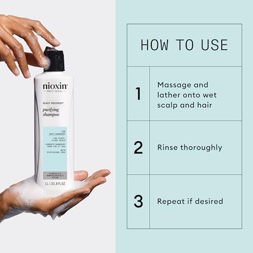 Nioxin Scalp Recovery Purifying Shampoo for Itchy, Flaky Scalp