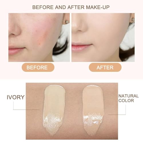 Air Cushion CC Cream with Sponge Puff - Full Coverage Concealer