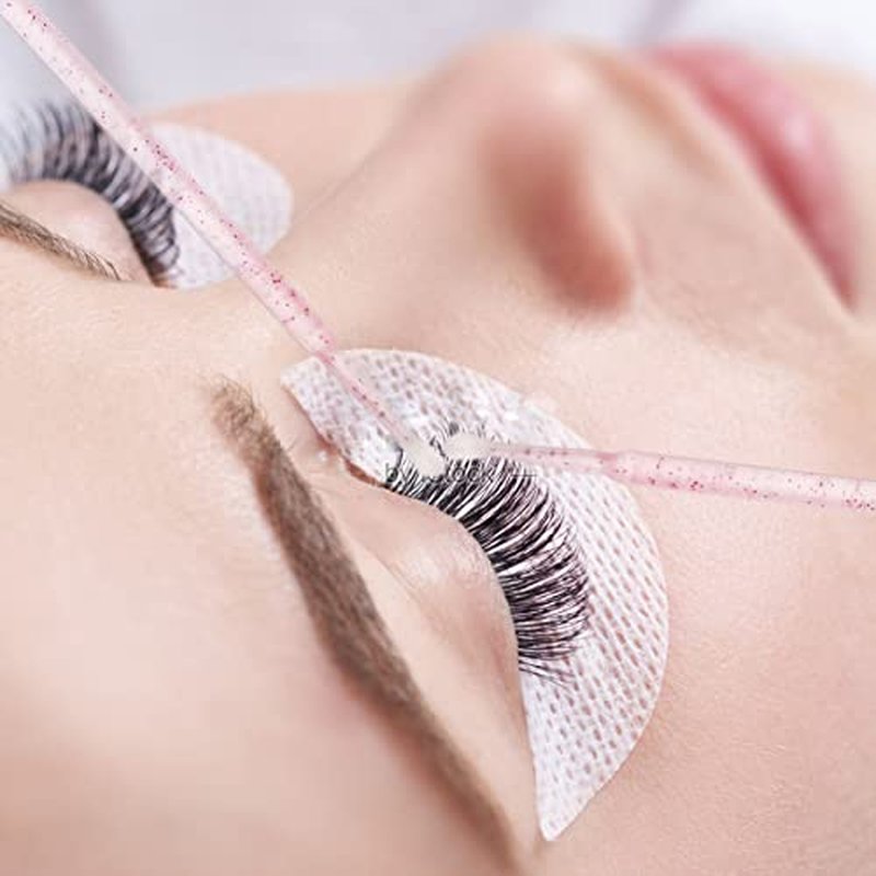 500 Pcs Micro Applicator Brushes for Eyelash Extensions & Makeup