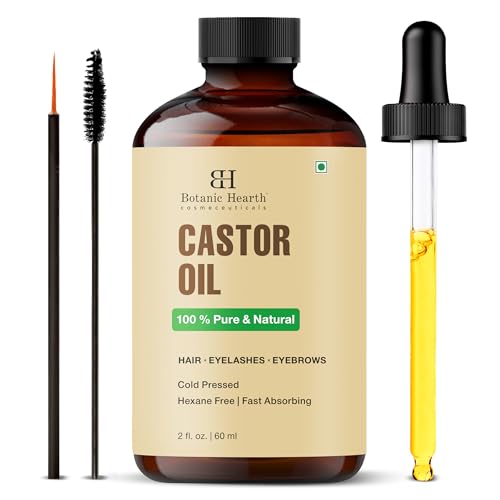 Botanic Hearth Castor Oil 2 oz | 100% Pure & Cold Pressed