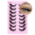 20MM Fluffy Fox Eye Lashes - 8D Faux Mink Strip Lashes