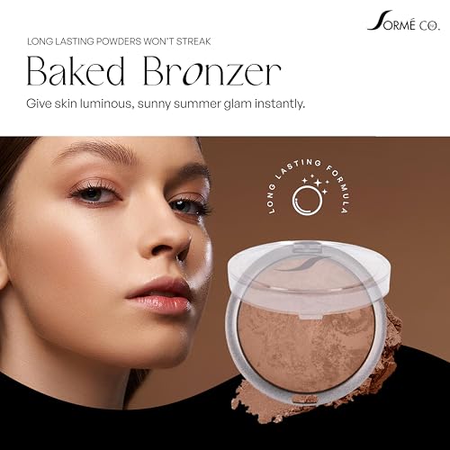 Sormé True Baked Bronzer, 0.2 oz – Sun-Kissed Glow