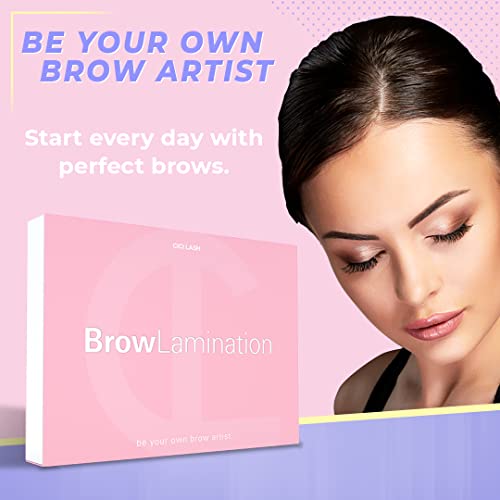 Brow Lamination Kit by CICI | Professional Instant DIY Eyebrow Lamination Lift Kit with Keratin Conditioning for Fuller, Thicker, Beautiful Brows | Easy to Use & Long Lasting Results