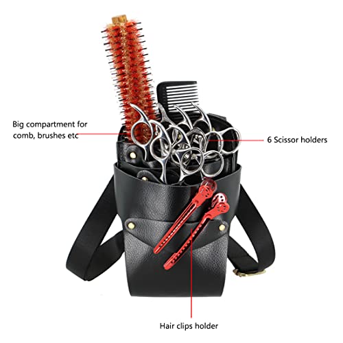 Professional Barber Scissor Holster Bag with Waist Belt