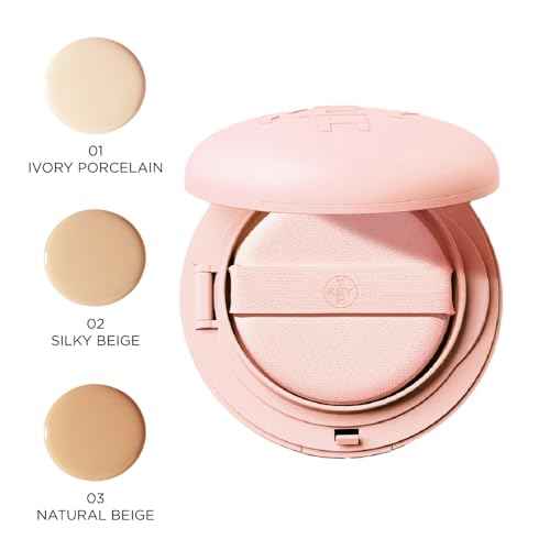 KEYTH SILKY FIT COVER CUSHION #02 SILKY BEIGE (15G, 0.52 OZ.) / Porcelain-smooth, Long-Lasting, Lightweight, Flawless Coverage, Velvet Finish, Cynanchi Radix Extract, Ha-dong Rice Extract