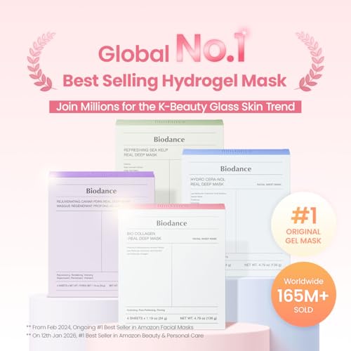 BIODANCE Bio-Collagen Deep Hydrogel Face Mask - Pack of 4
