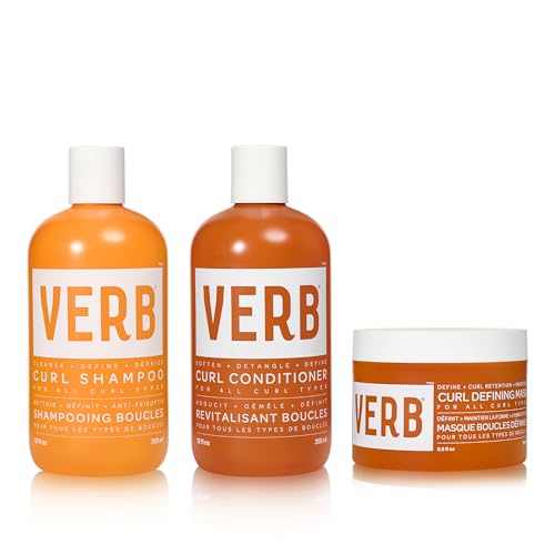VERB Curl Defining Mask - Curl Definition + Retention - Moisturize + Reduce Frizz - Vegan, No Parabens or Harmful Sulfates