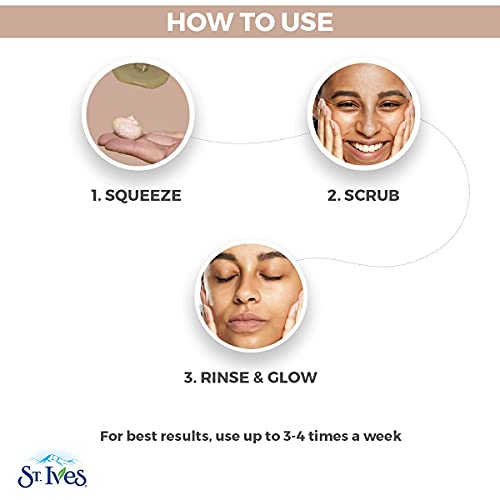 St. Ives Nourishing and Smoothing Face Scrub and Mask with Oats, 6 ounces