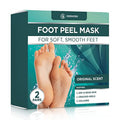 DERMORA Exfoliating Foot Peel Mask - 2 Pairs for Smooth Feet