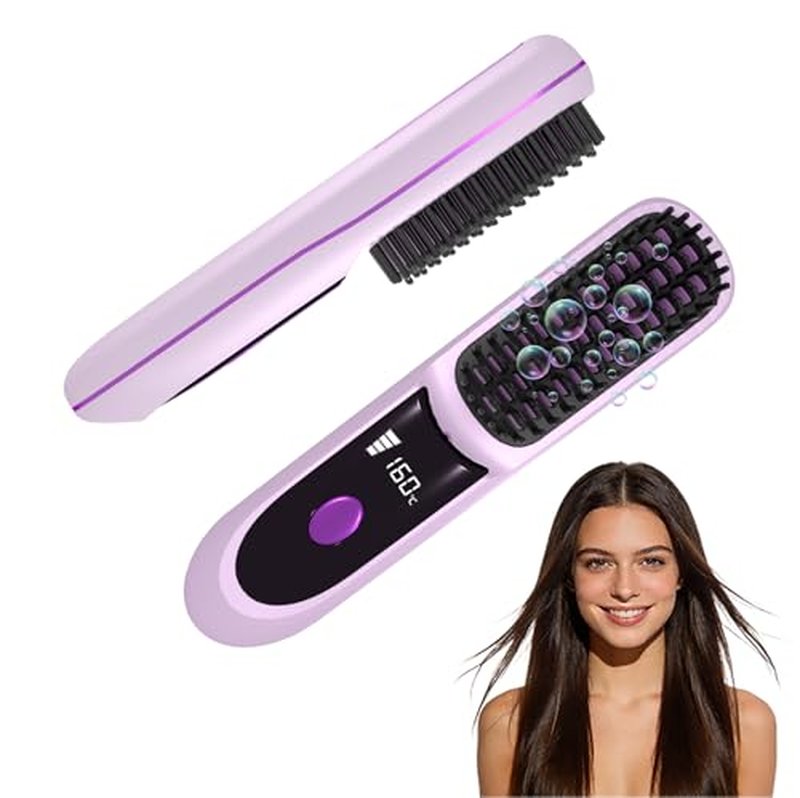 KNISUZ Go Brush Pro Mini Hair Straightener for Short Hair