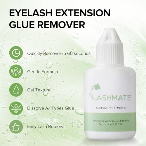 Lashmate Eyelash Extension Remover Gel 15ml - Fast 60 Second