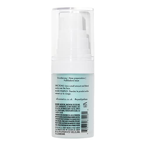 e.l.f. Hydrating Face Primer, Makeup Primer For Flawless, Smooth Skin & Long-Lasting Makeup, Fills In Pores & Fine Lines, Vegan & Cruelty-free, Small