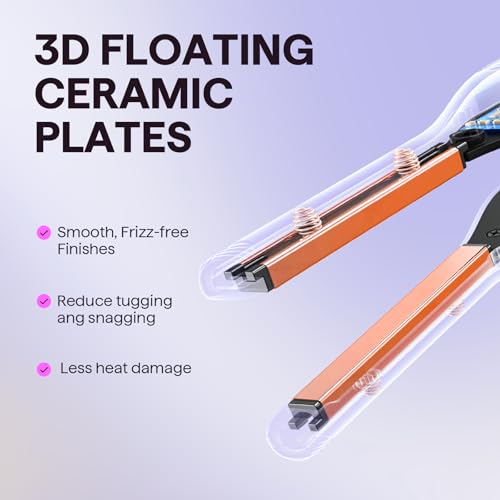 0.3" Pencil Flat Iron for Short Hair & Pixie Cuts