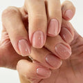 GLAMERMAID Light Cinnamon Short Press-On Nails - Nude Pink Fake Nails