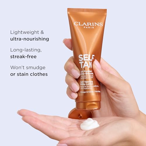 Clarins Self-Tanning Milky Lotion | Face & Body | 4.5 oz