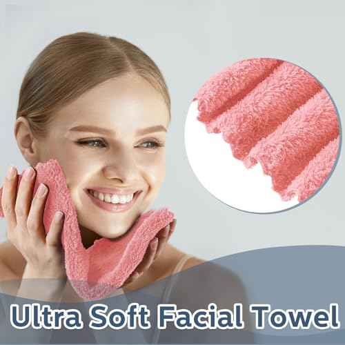 Newwiee 100 Pcs Washcloths Bulk Quick Drying Bathroom Wash Clothes 12 x 12 Inch Face Towels Microfiber Soft Hand Towel for Your Body Spa Fingertip(Multicolor)