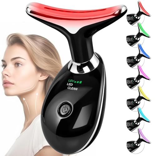Doset Facial Massager with Red Light Therapy & 7 Colors