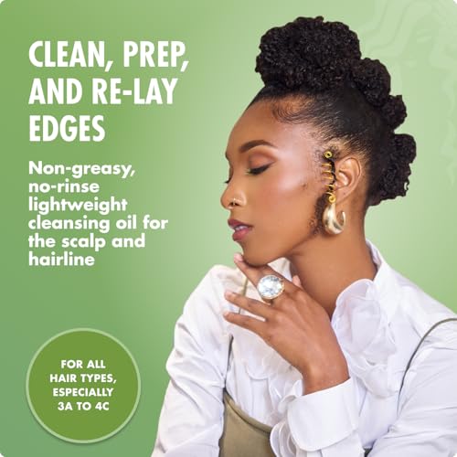 Mielle Rosemary & Mint No-Rinse Scalp & Edge Cleansing Hair Oil 4 oz