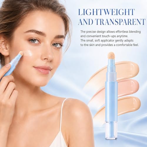 2-in-1 Liquid Foundation & Concealer Pen for Dark Circles
