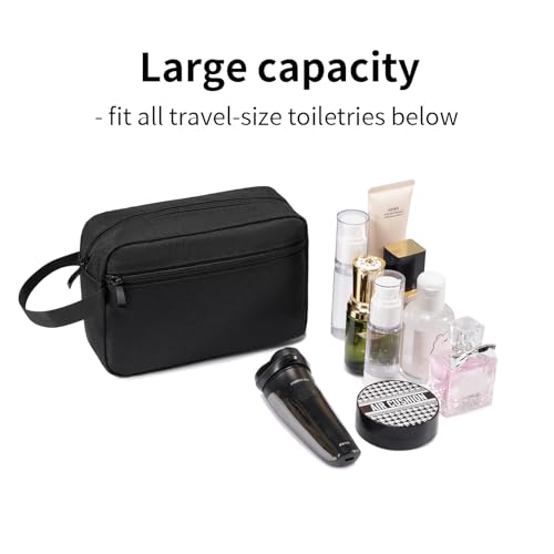 Travel Toiletry Bag with Hanging Hook & Water-Resistant Design