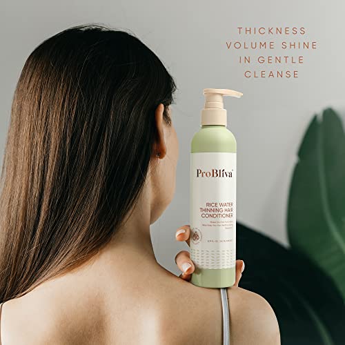 ProBliva Rice Water Shampoo & Conditioner for Thinning Hair