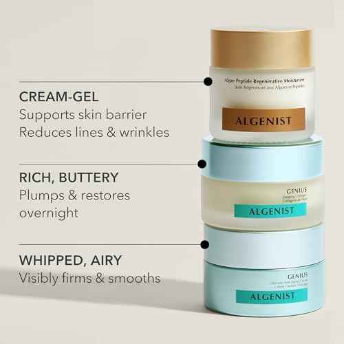Algenist Algae Peptide Regenerative Face Moisturizer - Restorative Wrinkle Cream + Peptide Moisturizer for Instant Hydration + Skin Barrier Protection - Formulated with Patented Alguronic Acid (2 oz)