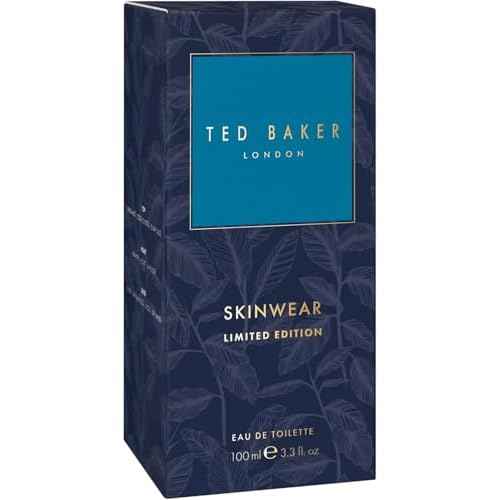 Ted Baker Skinwear Limited Edition EDT, Unique and Masculine Fragrance, Notes of Fresh Bergamont, Spicy Pepper and Warm Pepper, 3.38 fl oz