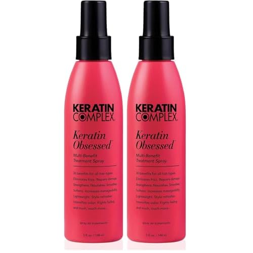 Keratin Complex - Keratin Obsessed Multi-Benefit Treatment Spray - 5 fl oz,(Pack of 2)