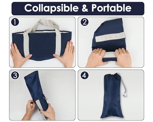 Collapsible Foot Soaking Tub - 4.7 Gallon Portable Wash Basin