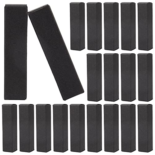 50-Pack Black Kraft Paper Lipstick Boxes 3.35" x 0.79"