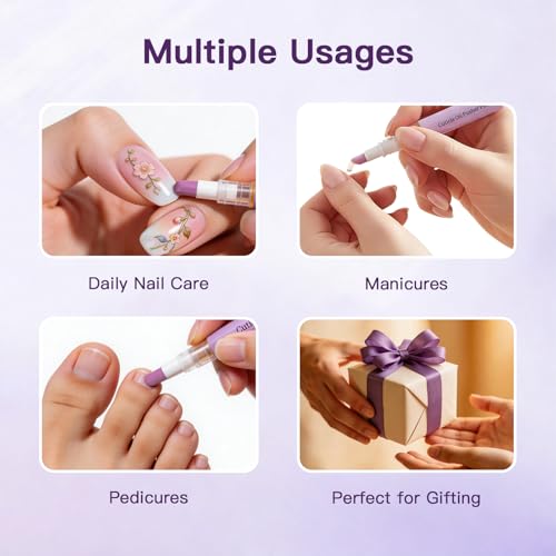 Auriscope 2-in-1 Cuticle Oil Pusher Pen with Ceramic Tip and Lavender Oil