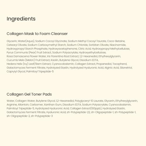 BIODANCE 7 Day Glow Up Kit: Collagen Gift Set for Glass-Skin, Korean Skin Care with Mask to Foam Cleanser, Toner Pads, Moisturizer, Gel Masks, All-in-One Skin Care Set