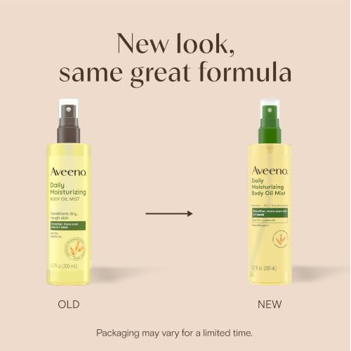Aveeno Daily Moisturizing Body Oil Mist | Oat & Jojoba Oil