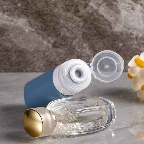 INSFIT 17pack Travel Bottles for Toiletries, TSA Approved Squeezable Silicone Liquid Containers for Shampoo Conditioner Lotion & Body Wash Vacation Travel Essentials with Labels