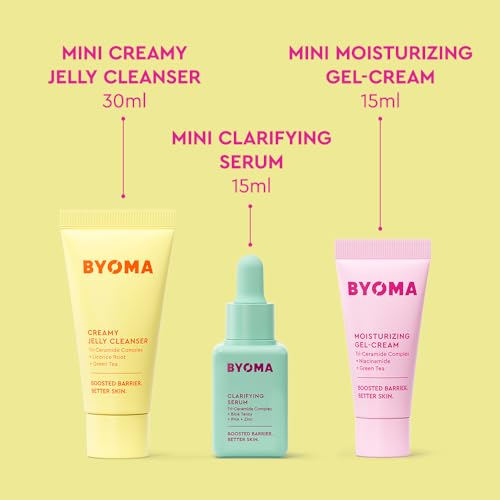 BYOMA So Clear Skincare Set – Cleanser, Serum & Gel Cream