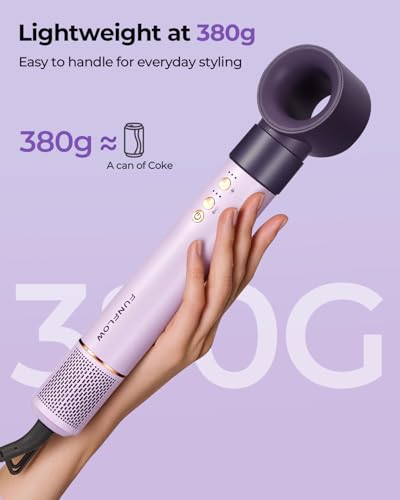 Funflow 6-in-1 Air Wrap Hair Styler with Auto Curler & Straightener