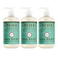 Mrs. Meyer's Clean Day Hand Soap, Basil, 12.5 Fl Oz (3-Pack)