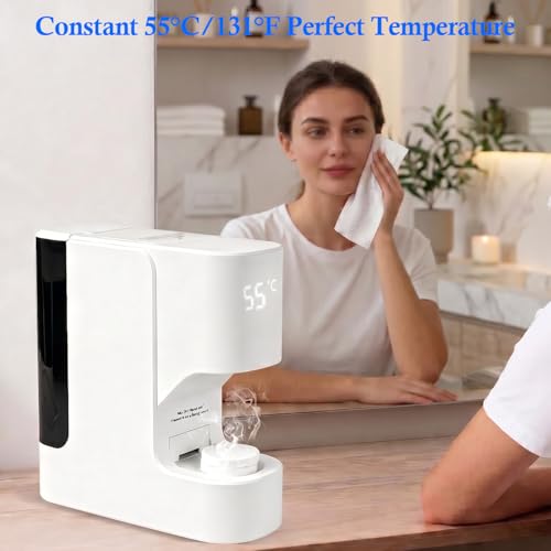 Hot Towel Warmer Machine with 20 Towels & Voice Alert