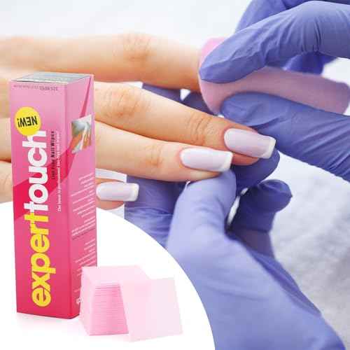 Lint Free Nail Wipes Pink Nail Art Gel Polish Remover Cotton Pads 4 Boxes (1300 Pieces)