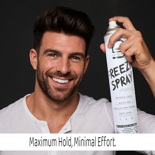 L3 Level 3 Strong Hold Hair Spray – Long Lasting Volume