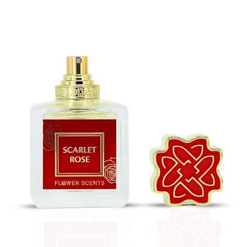 Scarlet Rose Long Lasting Arabian Perfumes for Women ? Eau de Parfum Spray 65ML (2.2 OZ) ? Opulent Rose, Creamy Woods & Golden Amber Notes ? Ladies Perfume & Premium Gift for Women