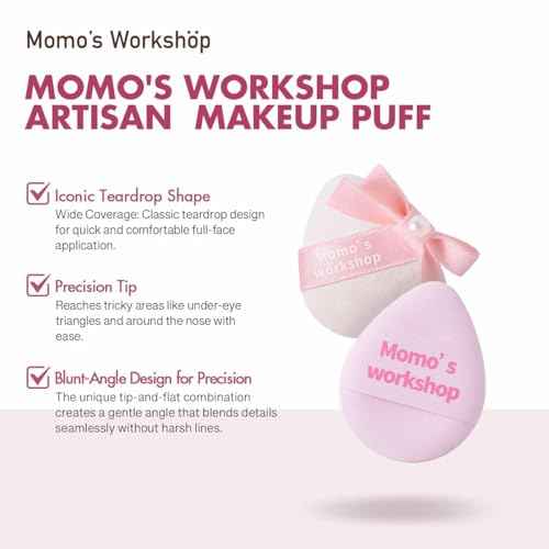 Mini Denim Makeup Sponge Set,Mini Makeup Blenders Sponge for Concealer/Blush/Highlighter, Perfect for Detail Work & Travel,4pcs Pink Mini Concealer Puffs with Travel Pouch